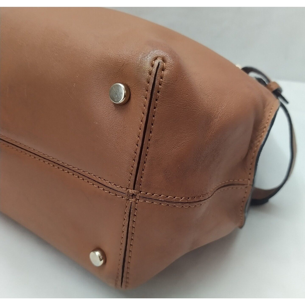 Kate Spade New York Brown Leather Double Handle Shoulder Bag - Picture 9 of 16